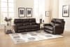 Torretta Power Lay Flat Reclining Sofa in Chocolate Leather by Catnapper - 64571-CH - Image 5 of 0