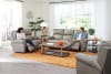 Torretta Power Lay Flat Reclining Sofa in Putty Leather by Catnapper - 64571-P - Image 3 of 0