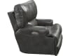 Wembley Power Headrest Power Lay Flat Recliner in Walnut Leather by Catnapper - 64580-7-W - Image 3 of 0