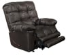 Piazza Power Lay Flat Recliner in Chocolate Leather by Catnapper - 647767-CH - Image 2 of 0