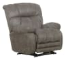 Dawkins Power Lay Flat Recliner with Oversized X-tra Comfort Footrest in Charcoal Fabric by Catnapper - 64793-7-C - Image 2 of 0