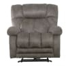 Dawkins Power Lay Flat Recliner with Oversized X-tra Comfort Footrest in Charcoal Fabric by Catnapper - 64793-7-C - Image 5 of 0