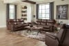 Ceretti Power Wall Hugger Recliner in Brown Leather by Catnapper - 64880-4 - Image 3 of 0