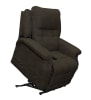 Haywood Power Headrest Power Lift Lay Flat Recliner with Heat and Massage in Chocolate Fabric by Catnapper - 64890 - Image 1 of 0