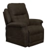 Haywood Power Headrest Power Lift Lay Flat Recliner with Heat and Massage in Chocolate Fabric by Catnapper - 64890 - Image 2 of 0