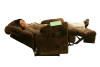 Cloud 12 Power Chaise Recliner w/ Lay Flat Feature in Sage Microfiber by Catnapper - 6541-7-S - Image 3 of 0