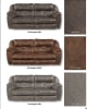 Ferrington Power Headrest Power Lumbar Power Lay Flat Reclining Console Loveseat in Dusk, Sunset or Steel Color Fabric by Catnapper - 761899 - Image 2 of 0