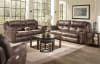 Ferrington Power Headrest Power Lumbar Power Lay Flat Reclining Console Loveseat in Dusk, Sunset or Steel Color Fabric by Catnapper - 761899 - Image 4 of 0
