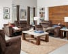 Sedona Power Headrest Power Lumbar Lay Flat Reclining Sofa in Mocha Fabric by Catnapper - 762221-MO - Image 4 of 0