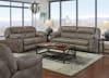 Flynn Power Headrest Power Lumbar Power Lay Flat Recliner with Dual Heat and Massage in Fig Color Fabric by Catnapper - 762450-7 - Image 3 of 0