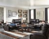 Wembley Power Headrest Power Lumbar 2 Piece Lay Flat Power Reclining Sofa Set in Chocolate Leather by Catnapper - 76458-SET-CH - Image 3 of 0