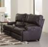 Wembley Power Headrest Power Lumbar 2 Piece Lay Flat Power Reclining Sofa Set in Steel Leather by Catnapper - 76458-SET-S - Image 5 of 0