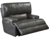 Wembley Power Headrest Power Lumbar Power Reclining Console Loveseat in Steel Leather by Catnapper - 764589-S - Image 1 of 0