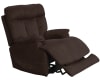 Anders Power Headrest with Lumbar Power Lay Flat Recliner with Dual Heat & Massage in Charcoal Fabric by Catnapper - 764789-7-C - Image 2 of 0