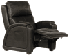 Reliever Zero Gravity Power Headrest Power Lay Flat Recliner with CR3 Therapeutic Massage in Black Leather by Catnapper - 764795-7-B - Image 3 of 0