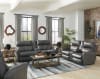 Mara Voice Power Headrest Power Lumbar Power Lay Flat Recliner in Anthracite Leather by Catnapper - 874750-7-A - Image 4 of 0