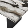 Vega 5 Piece Dining Room Set in Faux Marble Top by Crown Mark - CM-1420T-3972-5P - Image 5 of 0