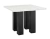 Parkside 5 Piece Counter Height Dining Room Set in Marble-Look Tabletop by Crown Mark - CM-1712T-4848-5P - Image 2 of 0