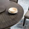 Jeffries 7 Piece Round Dining Room Set in Brown Finish by Crown Mark - CM-2070-5P - Image 4 of 0