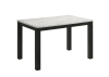 Resia 5 Piece Dining Room Set in White and Black Finish by Crown Mark - CM-2120T-3048-5P - Image 2 of 0