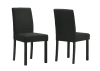 Resia 5 Piece Dining Room Set in White and Black Finish by Crown Mark - CM-2120T-3048-5P - Image 3 of 0