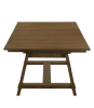 Everly 5 Piece Dining Room Set in Rich Wood Finish by Crown Mark - CM-2135T-4287-5P - Image 4 of 0
