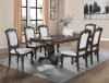 Kiera Rectangular Table 7 Piece Dining Set in Coffee Brown Finish by Crown Mark - CM-2149T-44108-7P - Image 1 of 0