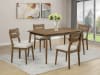 Mills 5 Piece Dining Room Set in Rich Wood Finish by Crown Mark - CM-2273T-3660-5P - Image 1 of 0