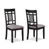 Paige 6 Piece Rectangular Dining Room Set in Black and Grey Finish by Crown Mark - CM-2325SET-LG - Image 4 of 0