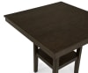Lester 5 Piece Counter Height Dining Room Set in Brown Finish by Crown Mark - CM-2631SET-BRN - Image 3 of 0