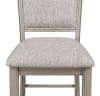 Fulton 5 Piece Counter Height Dining Room Set in Weathered White Oak Finish by Crown Mark - CM-2727MB-T-4848-5P - Image 5 of 0