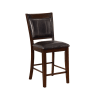 Fulton 5 Piece Counter Height Dining Room Set in Black and Brown Finish by Crown Mark - CM-2727V-6P - Image 3 of 0