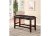 Fulton 5 Piece Counter Height Dining Room Set in Black and Brown Finish by Crown Mark - CM-2727V-6P - Image 4 of 0