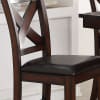 Vernon 5 Piece Counter Height Dining Set in Distressed Brown Finish by Crown Mark - CM-2756 - Image 5 of 0