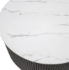 Kara 3 Piece Cocktail Table Set in Marble-Inspired Tabletop by Crown Mark - CM-4219SET - Image 3 of 0