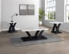 Zion 3 Piece Rectangular Cocktail Table Set in Black and White Marble Finish by Crown Mark - CM-4226SET - Image 1 of 0