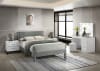 Lucia Queen Platform Bed in Light Grey Finish by Crown Mark - CM-5097LG-Q - Image 5 of 0