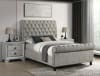 Kate Queen Platform Bed in Light Grey Tweed Finish by Crown Mark - CM-5103LG-Q - Image 2 of 0