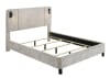 Freya Queen Bed in Light Grey Finish by Crown Mark - CM-5272LG-Q - Image 3 of 0