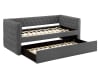 Trina Daybed in Gunmetal Grey Fabric by Crown Mark - CM-5335GG - Image 3 of 0