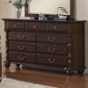 Georgia 6 Piece Bedroom Suite in Rich Brown Finish by Crown Mark - B1500 - Image 4 of 0