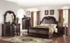 Stanley Sleigh Bed in Brown Finish by Crown Mark - CM-B1600-Bed - Image 2 of 0