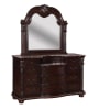 Stanley Sleigh Bed in Brown Finish by Crown Mark - CM-B1600-Bed - Image 4 of 0