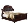Stanley Queen Sleigh Bed in Brown Finish by Crown Mark - CM-B1600B-Q - Image 1 of 0