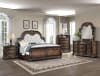 Stanley Queen Bed in Coffee Brown Finish by Crown Mark - CM-B1610-Q - Image 2 of 0