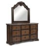 Ludwig 6 Piece Bedroom Set in Rich Wood Finish by Crown Mark - CM-B1640-SET - Image 4 of 0