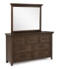 Beckett Queen Bed in Brown Finish by Crown Mark - CM-B1950-Q - Image 3 of 0
