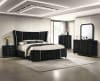 Armany 6 Piece Bedroom Set in Black Finish by Crown Mark - CM-B2300-SET - Image 1 of 0