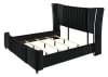 Armany 6 Piece Bedroom Set in Black Finish by Crown Mark - CM-B2300-SET - Image 2 of 0