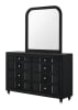 Armany 6 Piece Bedroom Set in Black Finish by Crown Mark - CM-B2300-SET - Image 4 of 0